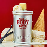 Melt in body toner Seoul Vanilla Main thumbnaim with ice cream 