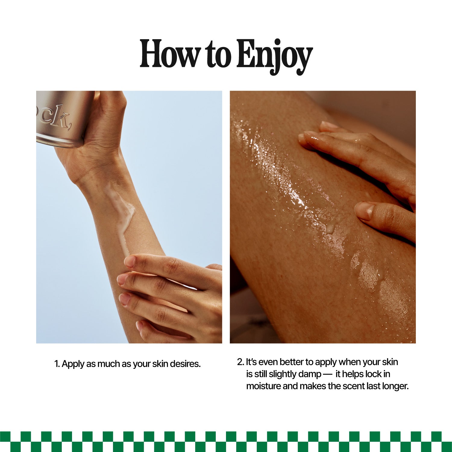 MELT IN BODY TONER PISTACHIO - Knock, US